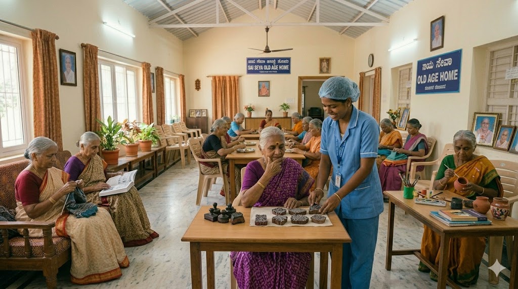 Elderly residents