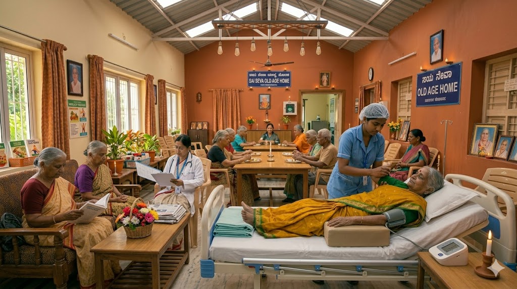 Doctor with elderly patient